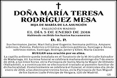 María Teresa Rodríguez Mesa
